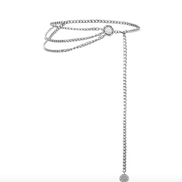 Vintage gold&silver multi layer waist chain *NWT* - Picture 7 of 8